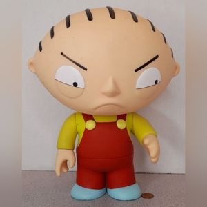 Large Mezco Family Guy Deluxe 11" Talking Stewie Action Figure (Works)
